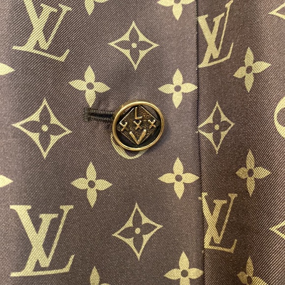 Louis Vuitton Monogram Silk Twill Blazer - 36 - Picture 9 of 11